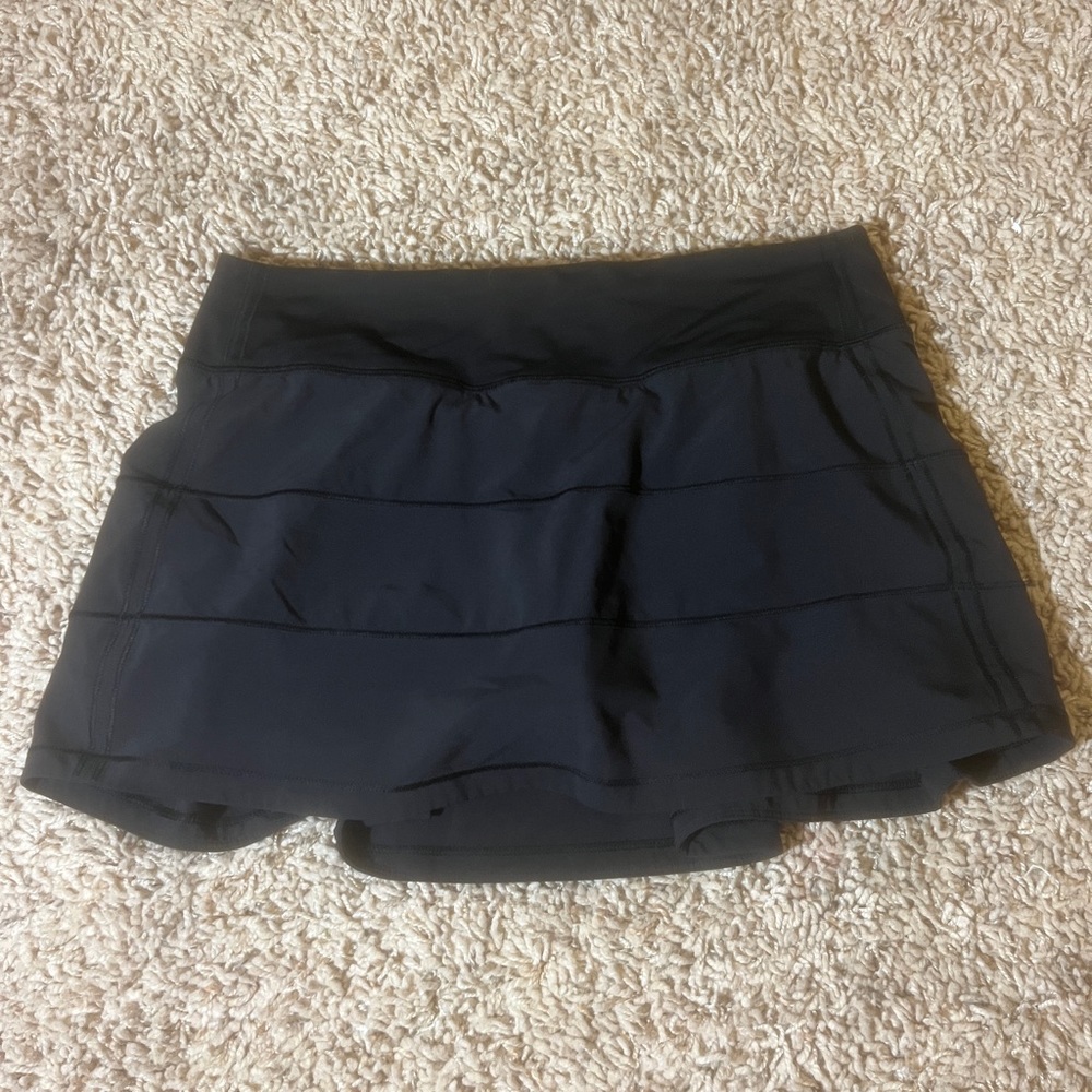 Lululemon pace rival skirt black size 6